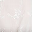 Blouse col v manches courtes brod&eacute;e ecru femme