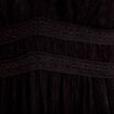 Robe longue &eacute;vas&eacute;e col v sans manches noir femme