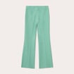 Pantalon flare vert pastel femme