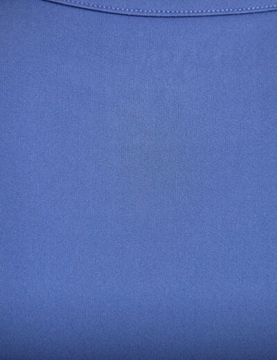 D&eacute;bardeur col rond activewear bleu fonc&eacute; femme