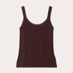 Débardeur sans manches marron foncé femme