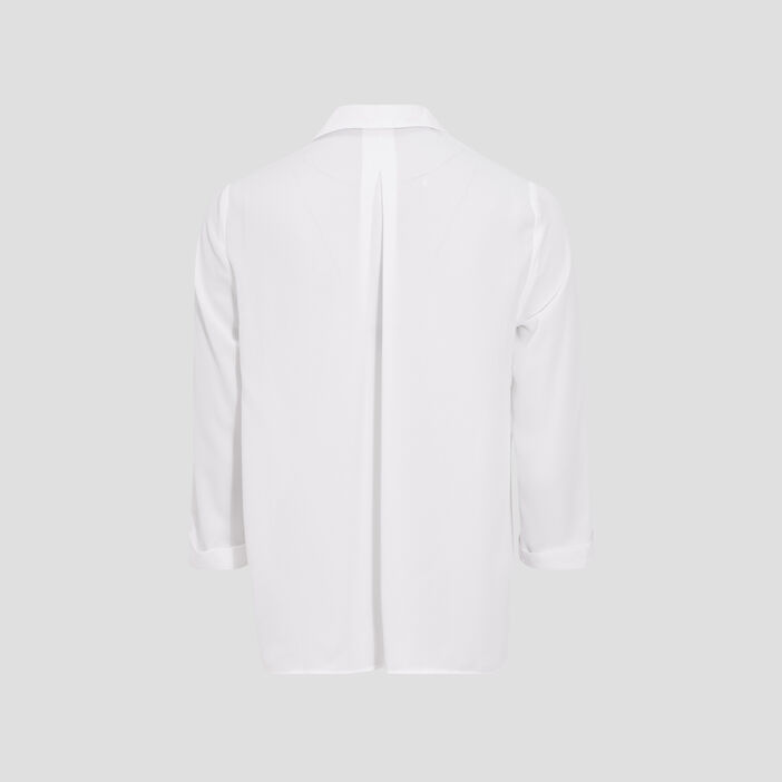 Blouse manches 3/4 ecru femme