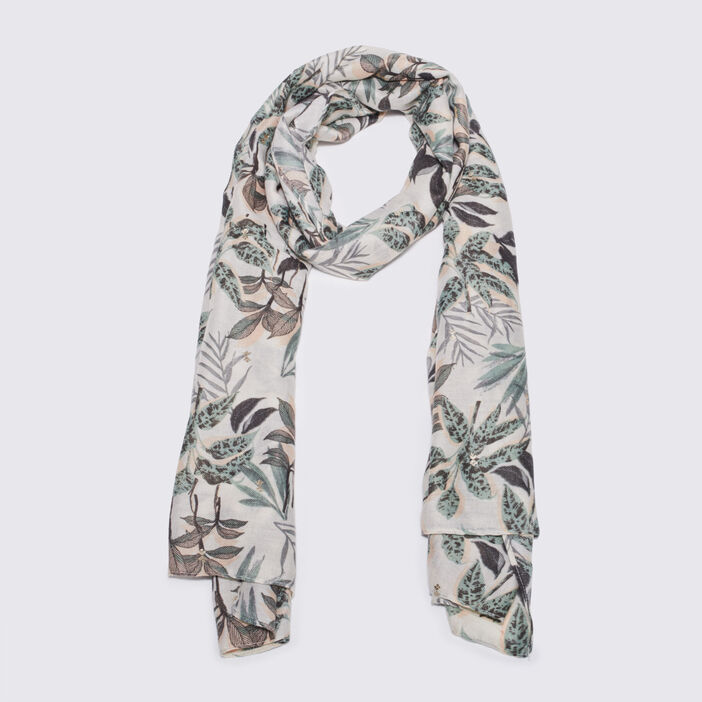 Foulard beige femme
