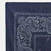 Foulard bleu marine femme