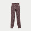 Leggings taille haute violet femme