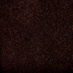 Gilet bouclette col rond manches longues marron fonc&eacute; femme