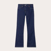Jeans bootcut denim brut femme
