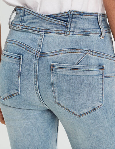 Jeans slim push up denim double stone femme
