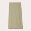 Jupe midi moulante vert kaki femme