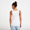 D&eacute;bardeur c&ocirc;tel&eacute; ajust&eacute; col v blanc femme