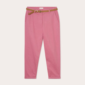 pantalon chino 78eme vieux rose femme Pantalon chino 7/8ème vieux rose femme