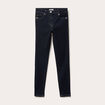 Jean skinny push-up taille standard denim brut femme