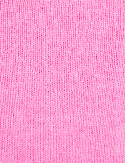 Pull manches longues rose femme