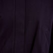 Veste cropped bas resserr&eacute; bleu marine femme