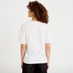 T-shirt oversize manches longues ecru femme