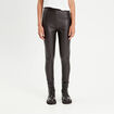 Legging simili cuir noir femme