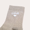 Chaussettes vert kaki femme