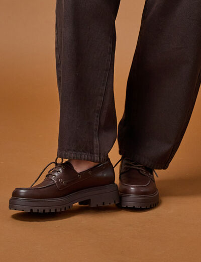Chaussures marron femme