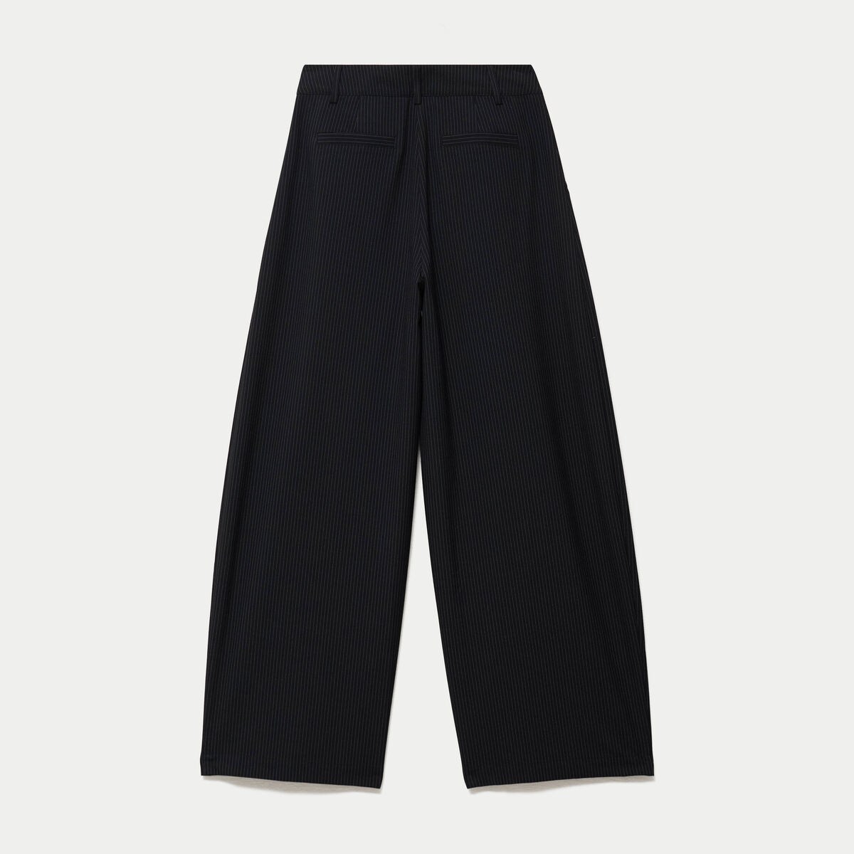 Pantalon barrel taille standard noir femme