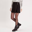 Jupe-short évasée noir femme