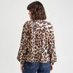 Blouse col lavallière beige femme