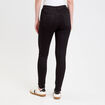 Jeans slim 5 poches denim noir femme