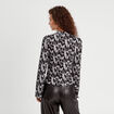 T-shirt manches pagodes gris femme