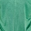 T-shirt manches courtes satiné vert femme