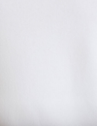 Sweat oversize col rond manches longues blanc femme
