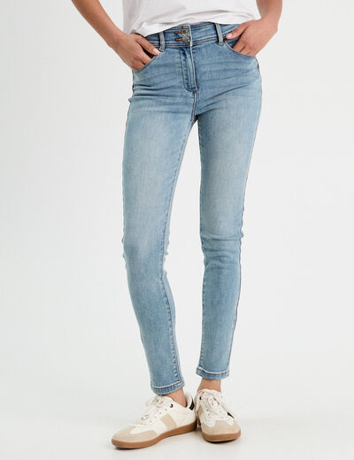 Jeans slim push up denim double stone femme