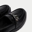 Mocassins noir femme