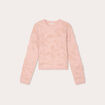 Pull manches longues rose clair femme