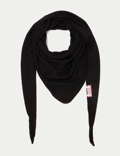 Foulard noir femme