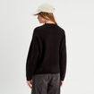 Pull manches longues noir femme