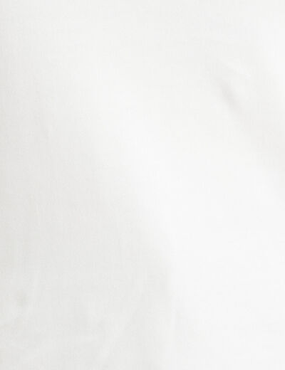 T-shirt manches courtes blanc femme