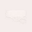 Foulard triangle broderie blanc femme