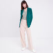 Blouse Charlotte - manches longues blanc femme