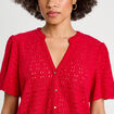 T-shirt manches courtes rouge femme