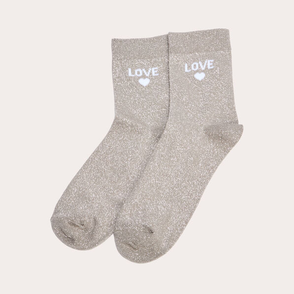 Chaussettes vert kaki femme