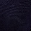 Pull col bateau bleu marine femme