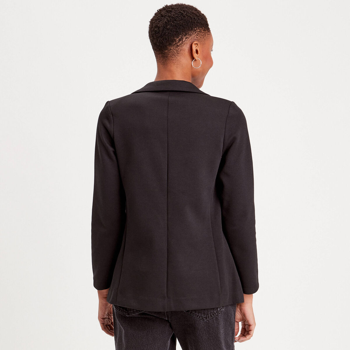 Veste blazer cintrée noir femme