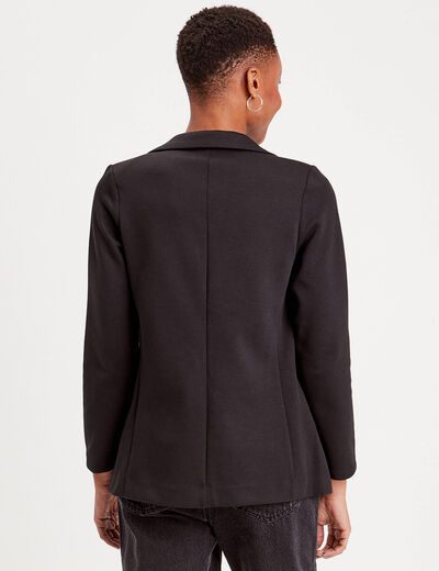 Veste blazer cintrée noir femme