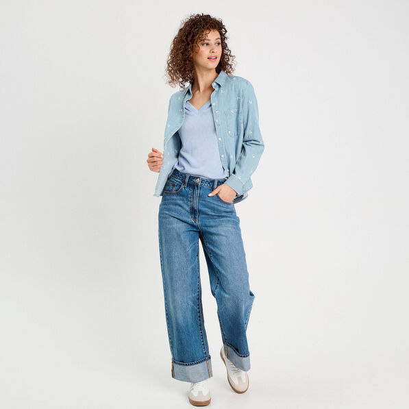 t shirt manches courtes bleu clair femme T-shirt manches courtes bleu clair femme