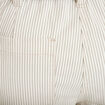 Pantalon chino 7/8&egrave;me taille &eacute;lastiqu&eacute;e blanc femme