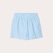 Short droit bleu femme
