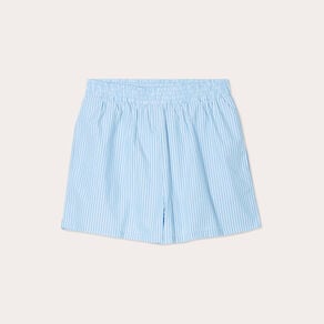 short droit bleu femme Short droit bleu femme