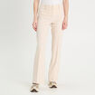 Pantalon flare sable femme