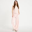 Pantalon large rose femme
