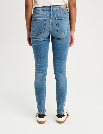 Jeans skinny push up denim double stone femme