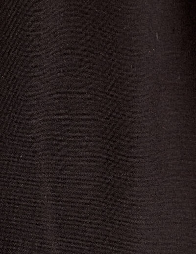 Veste avec boutons noir femme
